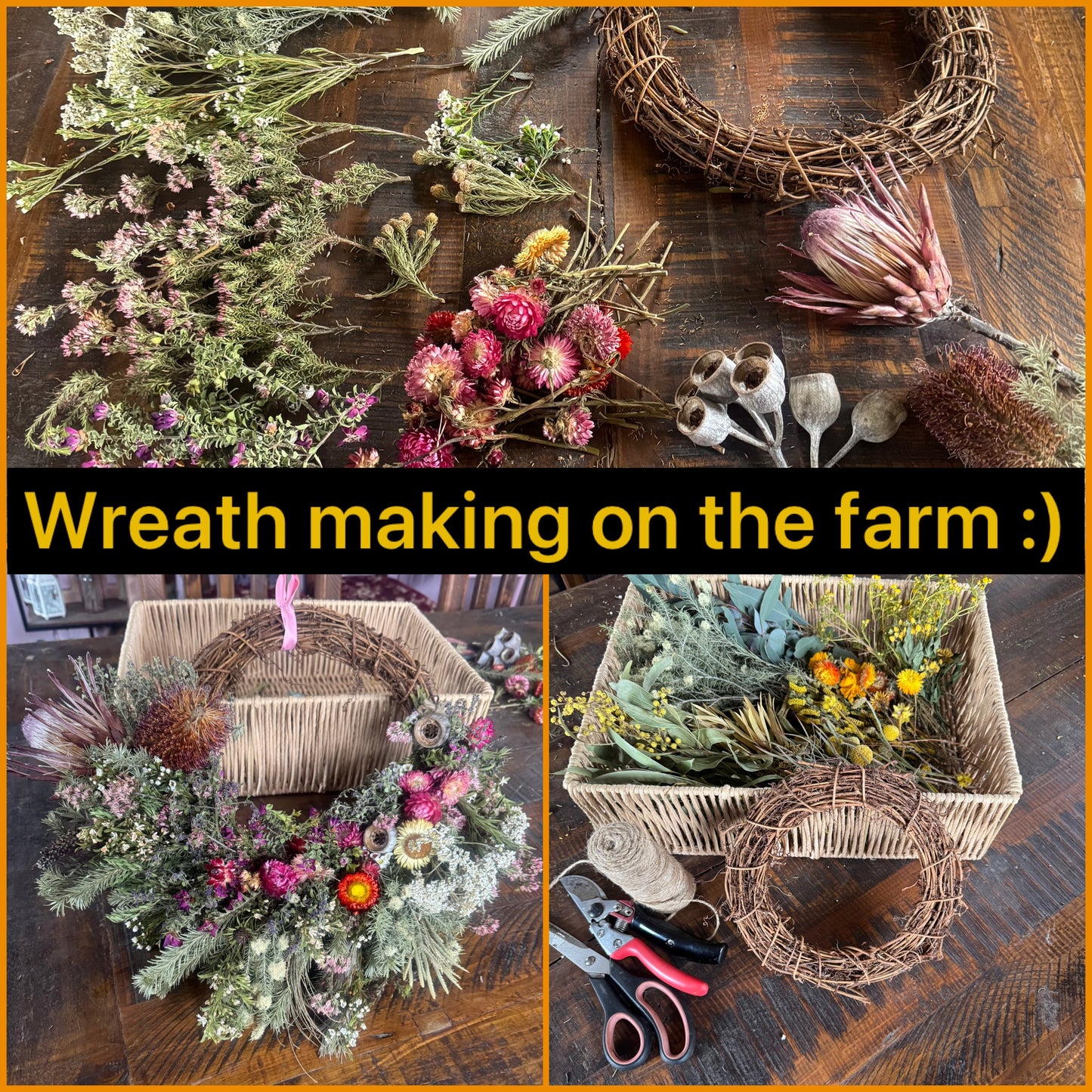 Wreath and Christmas Bauble Making Workshop - Sunday 30th November at 10am